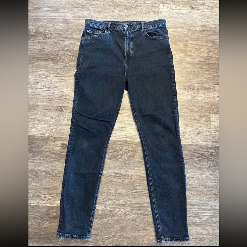 GRLFRND Women's Dark Blue Skinny Jeans